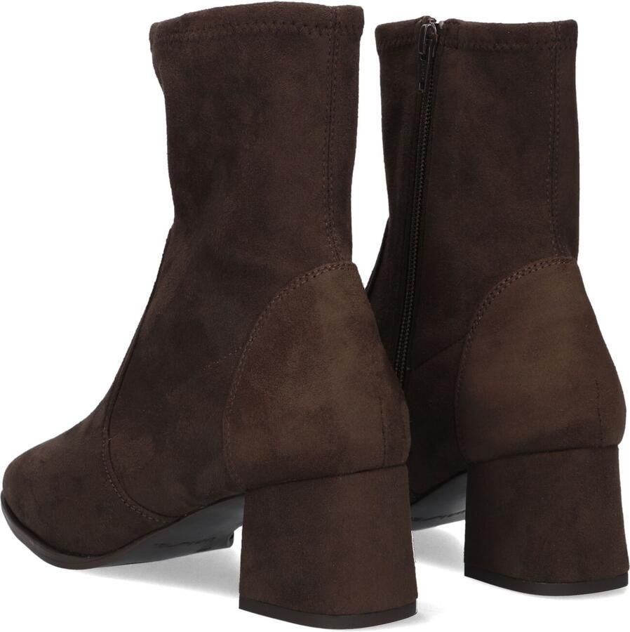 Unisa Lantos Enkellaarsjes Enkelboots met rits Dames Bruin - Foto 2