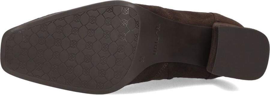 Unisa Lantos Enkellaarsjes Enkelboots met rits Dames Bruin - Foto 5