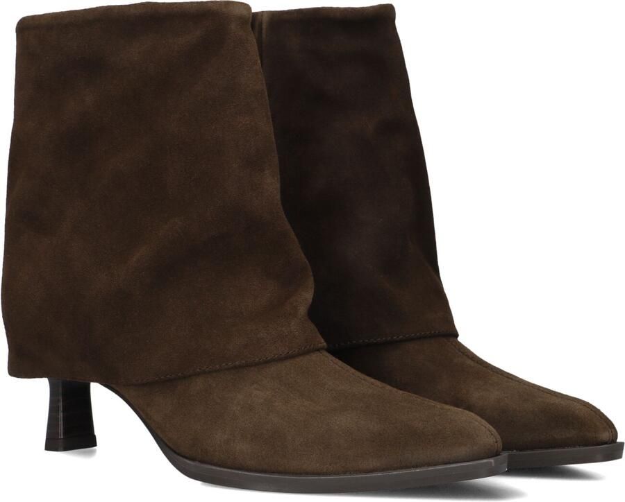 Unisa Lario Enkellaarsjes Enkelboots met rits Dames Taupe