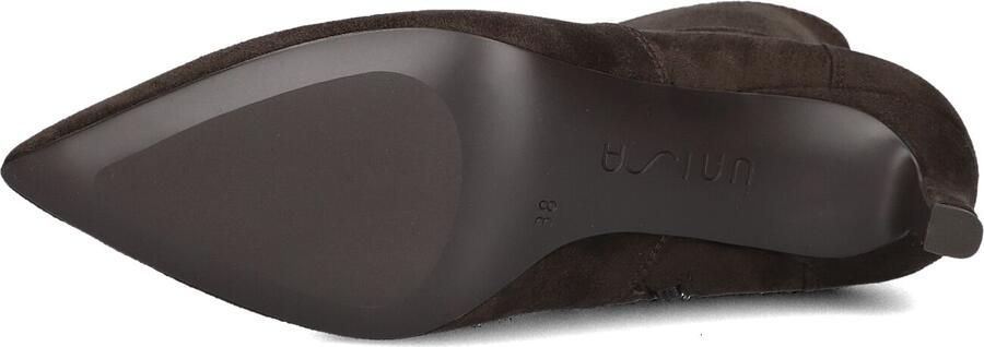 Unisa Lavoy Enkellaarsjes Enkelboots met rits Dames Bruin