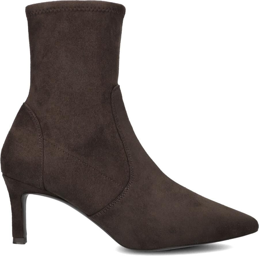Unisa Lavoy Enkellaarsjes Enkelboots met rits Dames Bruin - Foto 4