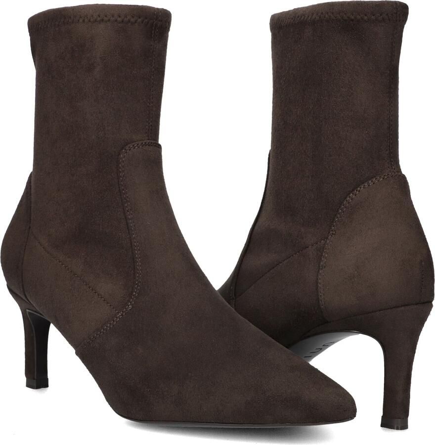 Unisa Lavoy Enkellaarsjes Enkelboots met rits Dames Bruin - Foto 5