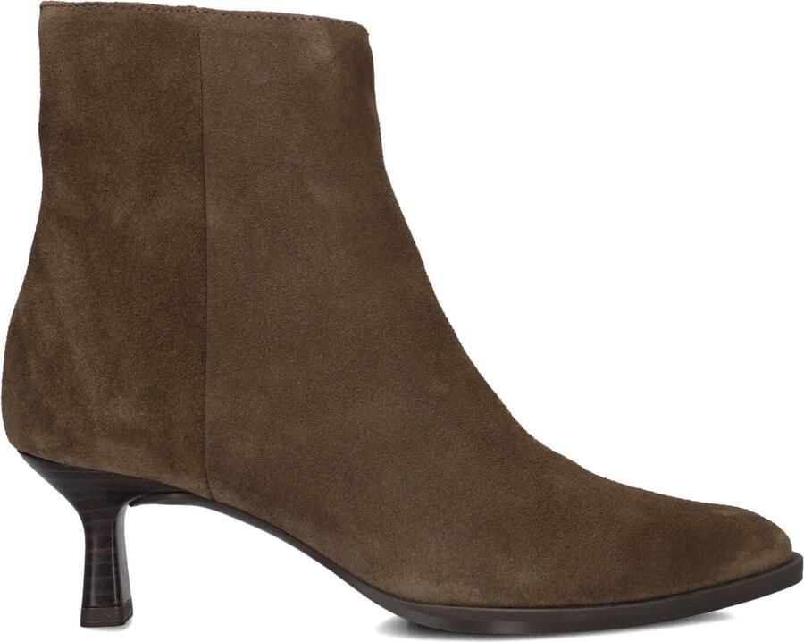 Unisa Lomas Enkellaarsjes Enkelboots met rits Dames Bruin - Foto 4