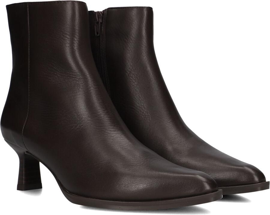 Unisa Lomas Enkellaarsjes Enkelboots met rits Dames Bruin