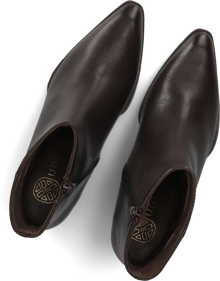 Unisa Lomas Enkellaarsjes Enkelboots met rits Dames Bruin - Foto 4