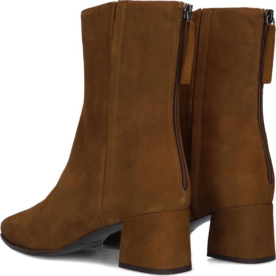Unisa Lucas Enkellaarsjes Enkelboots met rits Dames Camel - Foto 2