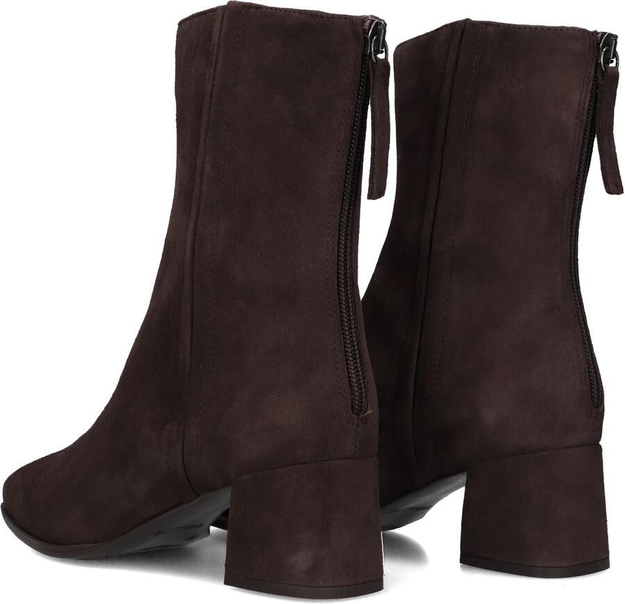 Unisa Lucas Enkellaarsjes Enkelboots met rits Dames Bruin - Foto 2