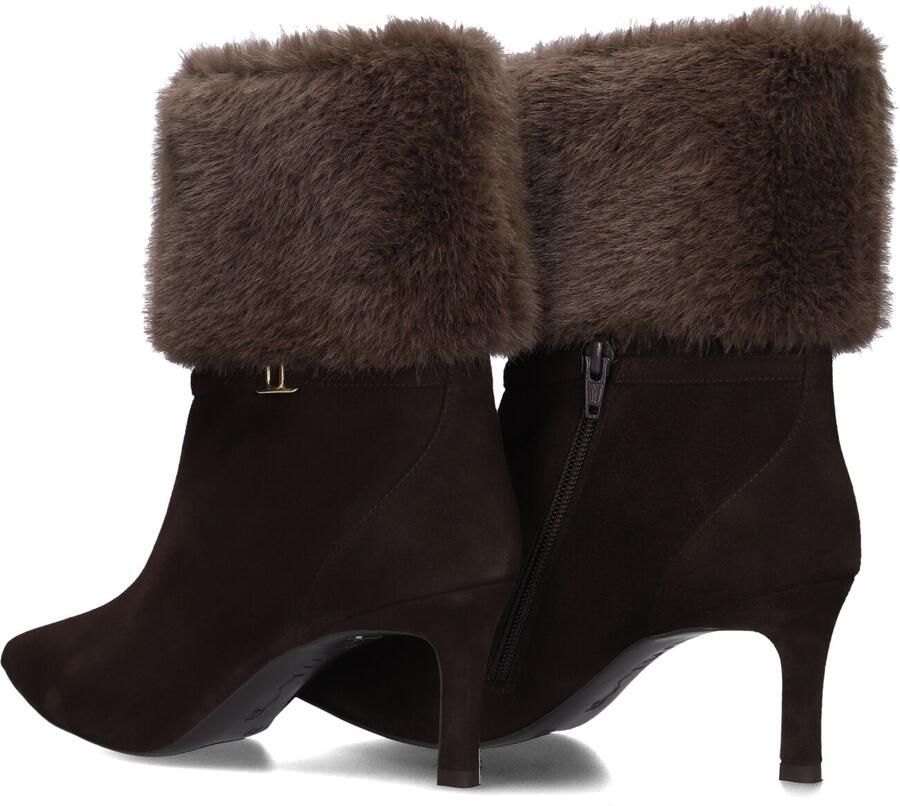 Unisa Luces Enkellaarsjes Enkelboots met rits Dames Bruin - Foto 4