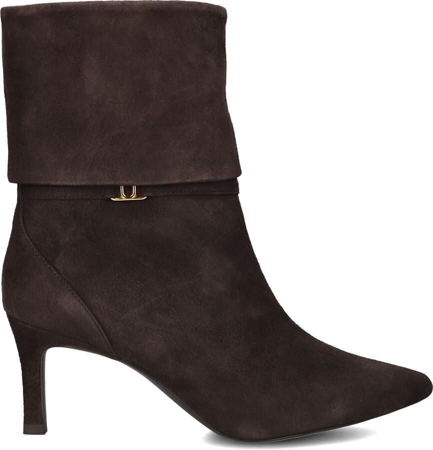 Unisa Luces_ks Enkellaarsjes Enkelboots met rits Dames Bruin - Foto 3