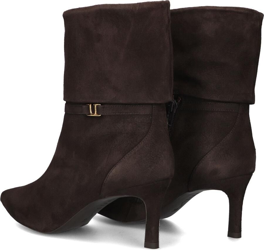 Unisa Luces_ks Enkellaarsjes Enkelboots met rits Dames Bruin - Foto 4
