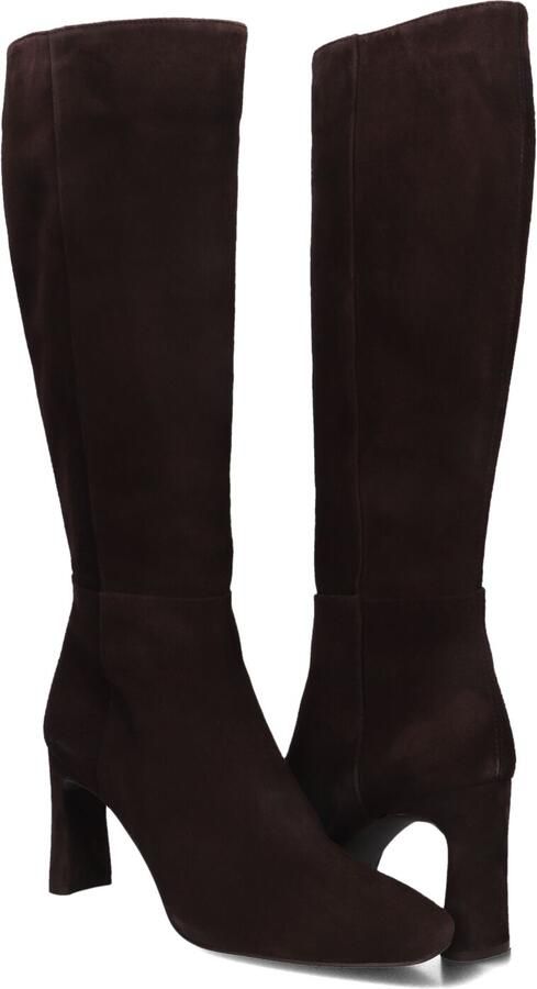 Unisa Wolcot Enkellaarsjes Enkelboots met rits Dames Bruin - Foto 4