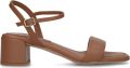 UNISA Sandalen met Hak Dames Kiala Leer Camel - Camel