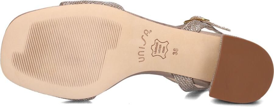 UNISA Sandalen met Hak Dames Kirk Maat: 38 Materiaal: Textiel Kleur: Brons - Foto 5