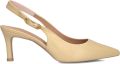 UNISA Slingbacks Dames Lanz Leer Butter yellow - Geel