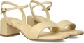 UNISA Sandalen met Hak Dames Kiala Leer Butter yellow - Geel