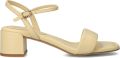 UNISA Sandalen met Hak Dames Kiala Leer Butter yellow - Geel
