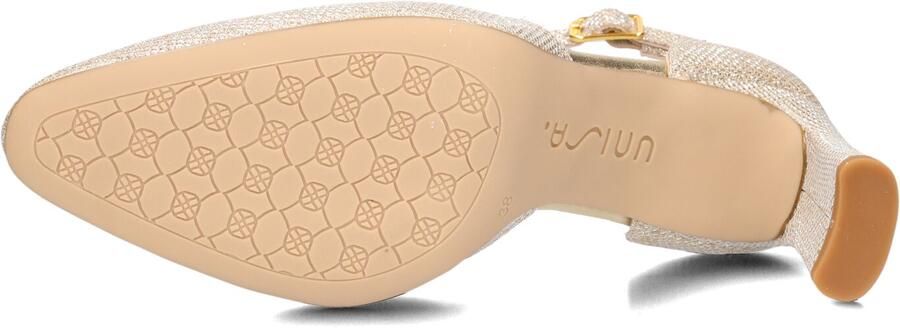 UNISA Pumps Dames Warren Maat: 38 Materiaal: Textiel Kleur: Goud - Foto 5