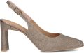 UNISA Slingbacks Dames Winna Textiel Goudkleurig - Goudkleurig