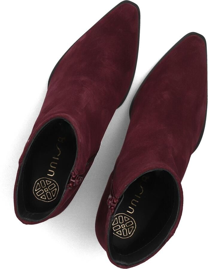 Unisa Lomas Enkellaarsjes Enkelboots met rits Dames Rood - Foto 4