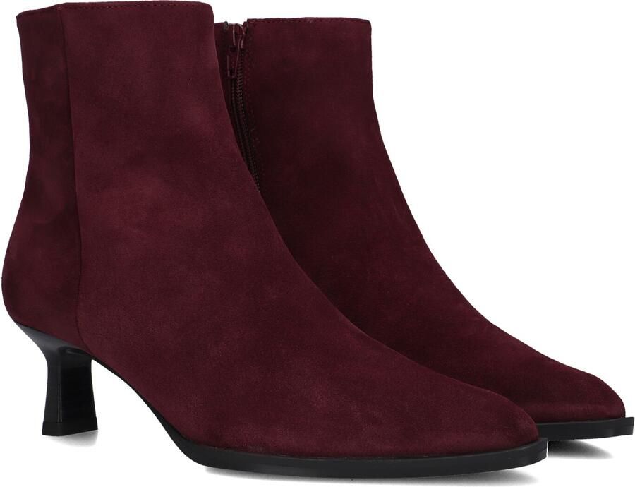 Unisa Lomas Enkellaarsjes Enkelboots met rits Dames Rood