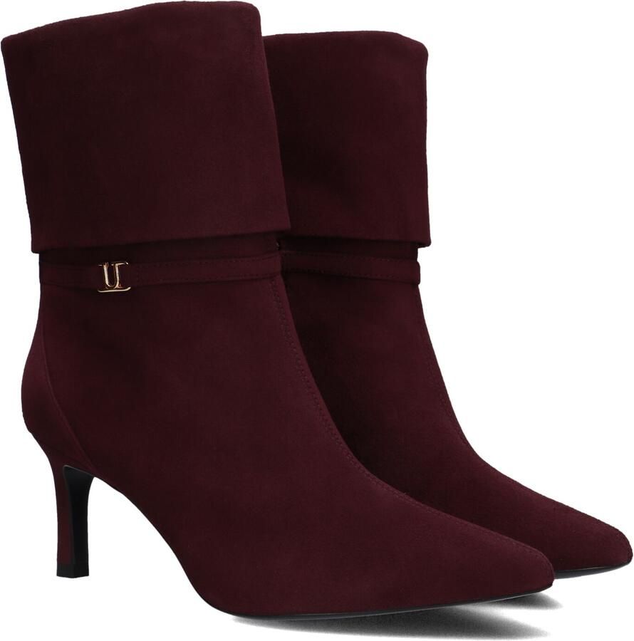 Unisa Luces Enkellaarsjes Enkelboots met rits Dames Bordeaux