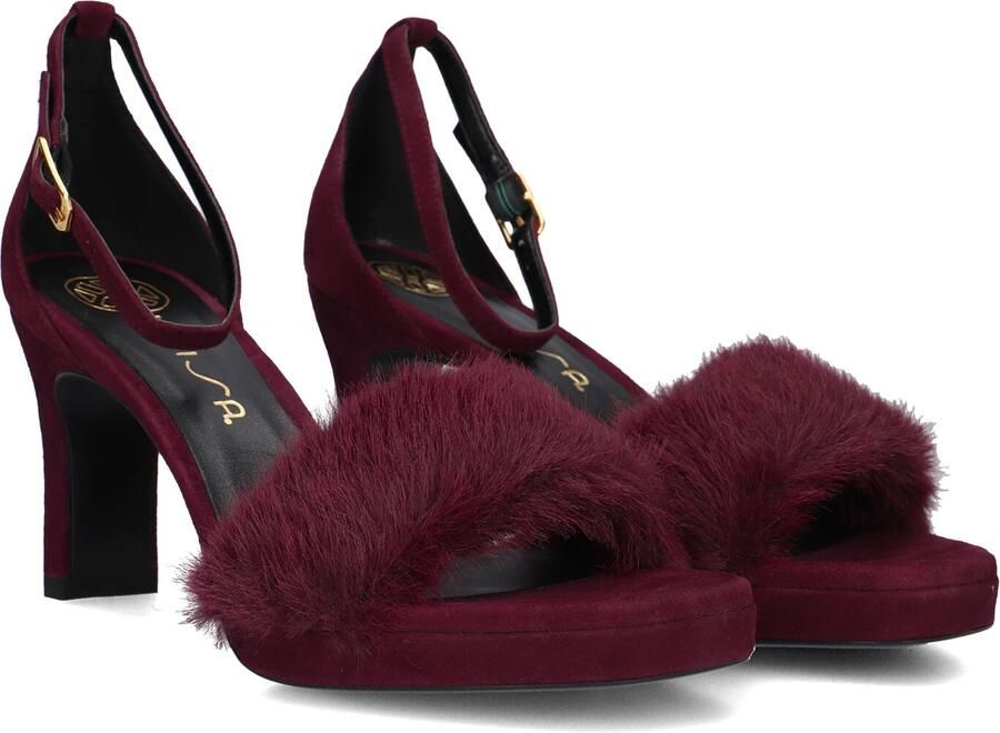 UNISA Muiltjes Dames Seller Maat: 41 Materiaal: Suède Kleur: Rood