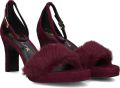 UNISA Muiltjes Dames Seller Suède Rood - Rood