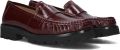 UNISA Loafers Dames Fijo Lakleer Bordeaux - Rood