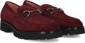 UNISA Loafers Dames Forum Suède Bordeaux - Rood