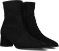 Unisa Lantos Enkellaarsjes Enkelboots met rits Dames Zwart - Zwart