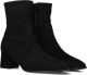 Unisa Lantos Enkellaarsjes Enkelboots met rits Dames Zwart - Zwart