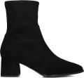 Unisa Lantos Enkellaarsjes Enkelboots met rits Dames Zwart - Zwart