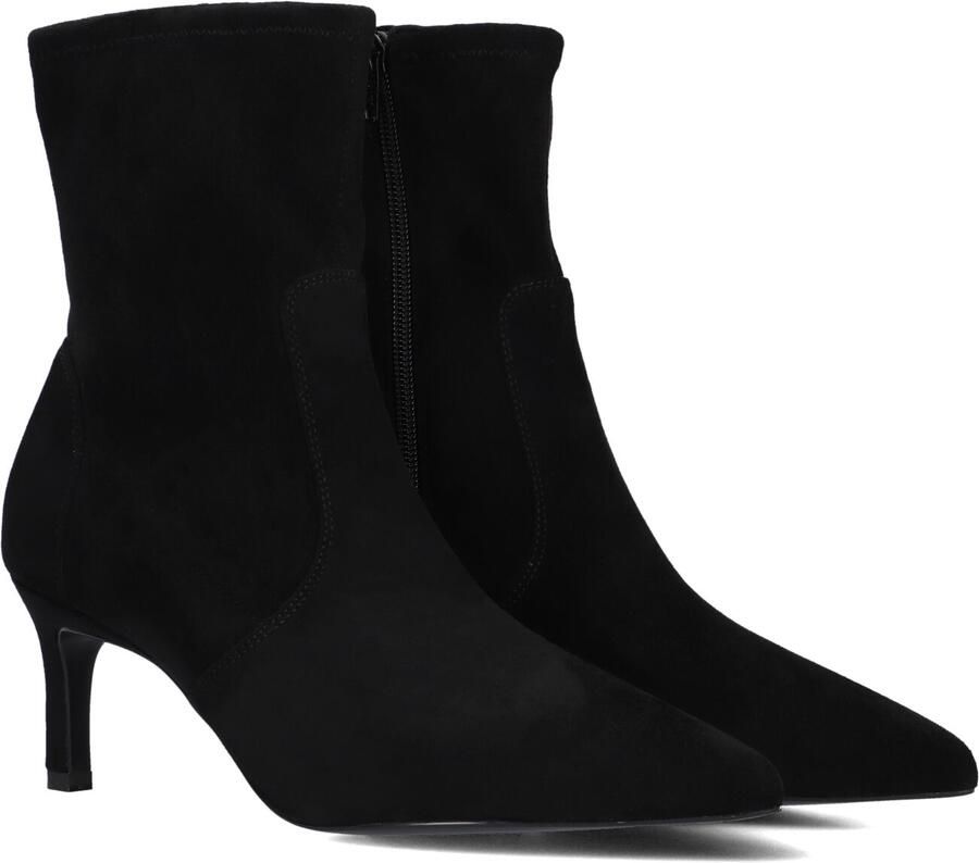 Unisa Lavoy Enkellaarsjes Enkelboots met rits Dames Zwart