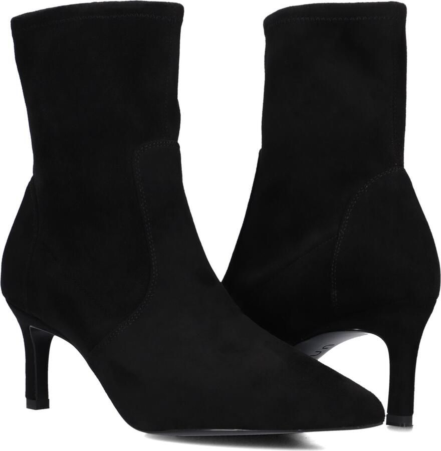 Unisa Lavoy Enkellaarsjes Enkelboots met rits Dames Zwart - Foto 3
