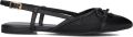 UNISA Slingbacks Dames Amale Leer Zwart - Zwart