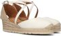 UNISA Espadrilles Dames Caude Maat: 40 Materiaal: Leer Kleur: Wit - Thumbnail 1