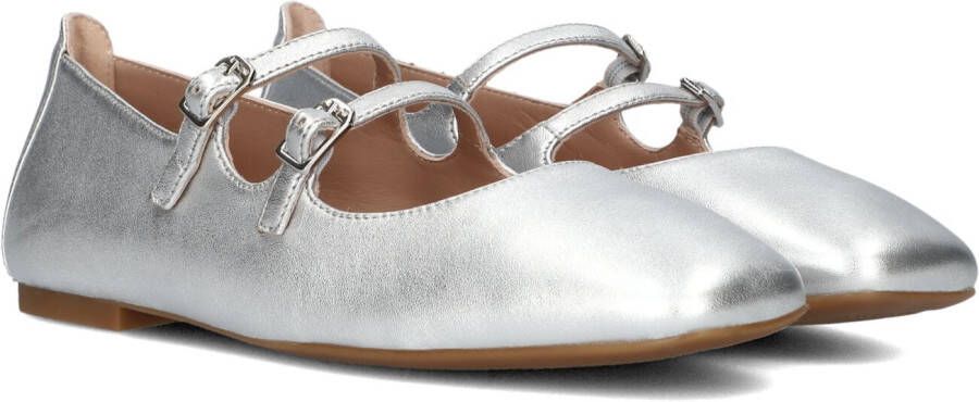 Unisa Zilveren Ballerina Schoenen Stijlvol Comfortabel Elegant Gray Dames