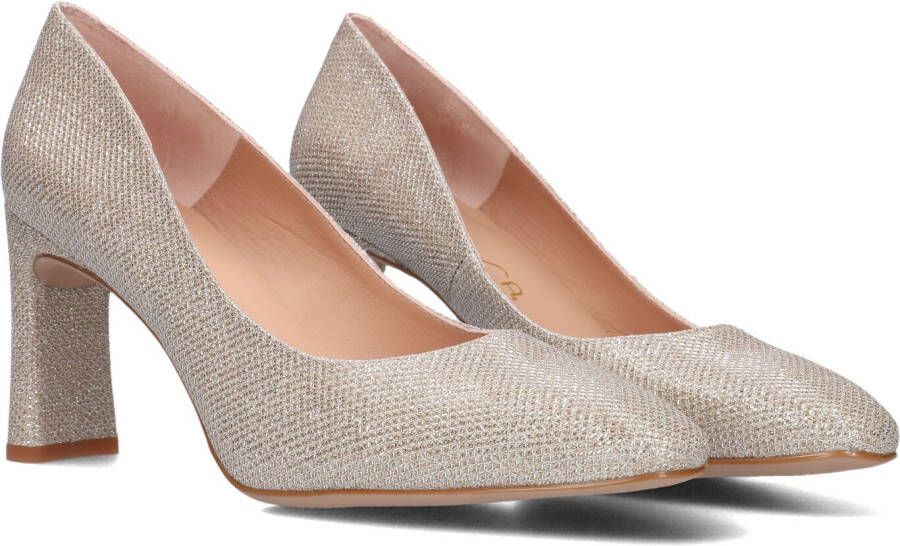 UNISA Pumps Dames Waba Maat: 39 5 Materiaal: Textiel Kleur: Goud