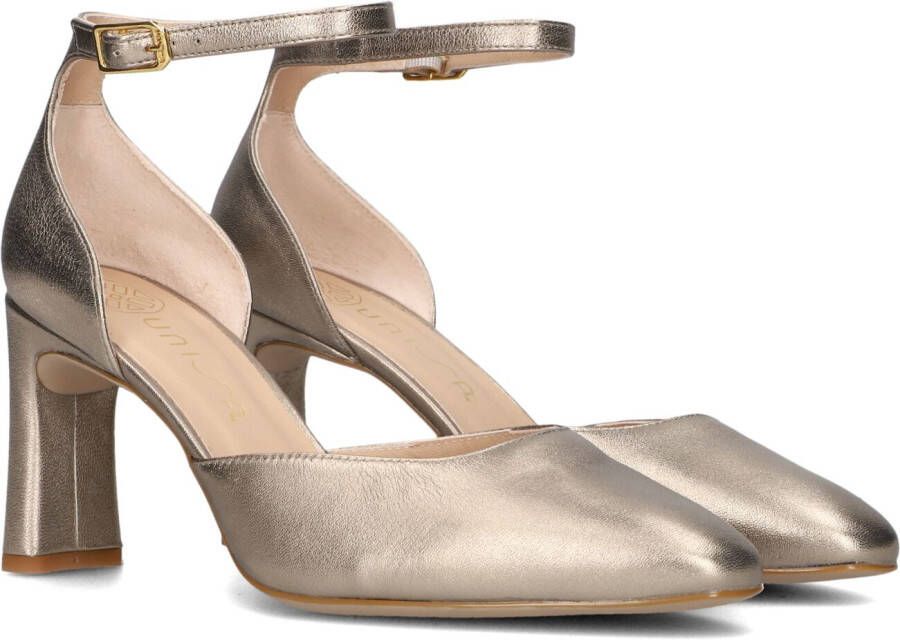 UNISA Pumps Dames Warren Maat: 37 5 Materiaal: Leer Kleur: Zilver