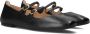 UNISA Ballerina Dames Berley Maat: 37 Materiaal: Leer Kleur: Zwart - Thumbnail 1