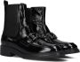 UNISA Enkelboots Dames Erne Maat: 40 Materiaal: Lakleer Kleur: Zwart - Thumbnail 1
