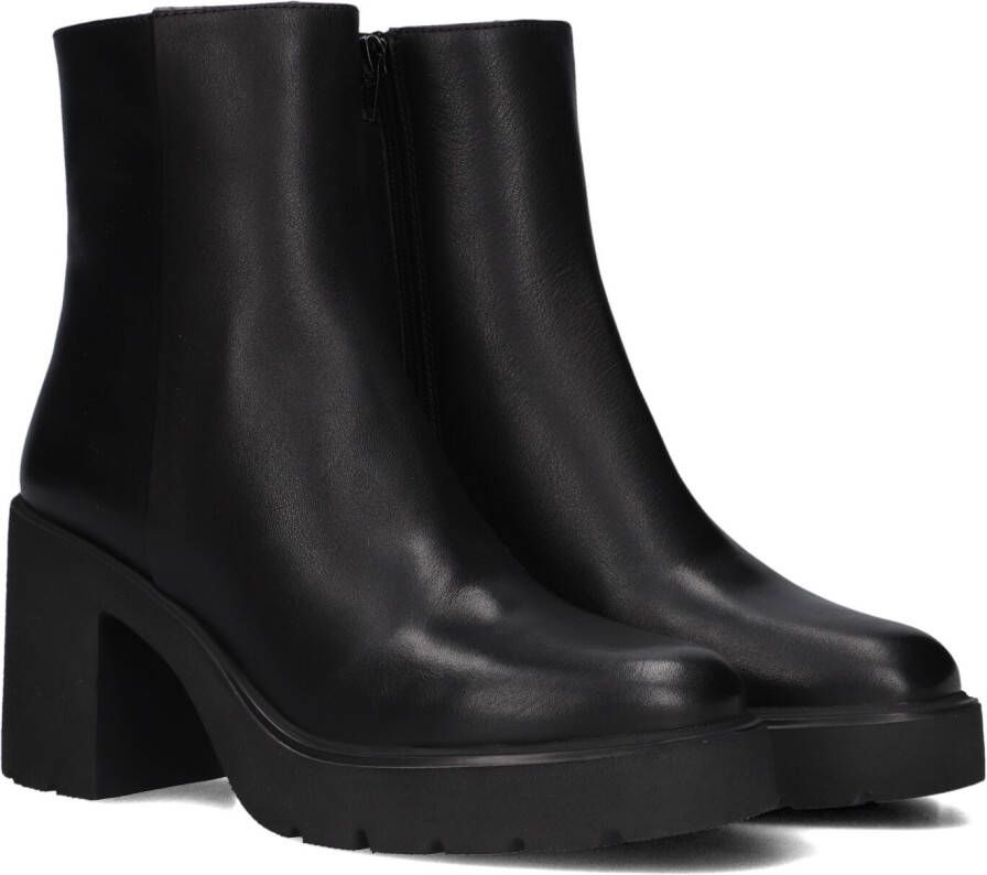 UNISA Enkelboots Dames Khan Maat: 39 Materiaal: Leer Kleur: Zwart