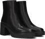 UNISA Enkelboots Dames Khan Maat: 41 Materiaal: Leer Kleur: Zwart - Thumbnail 1