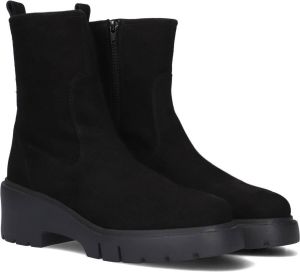 Unisa Jofo Enkelboots Enkellaarsjes Dames Zwart