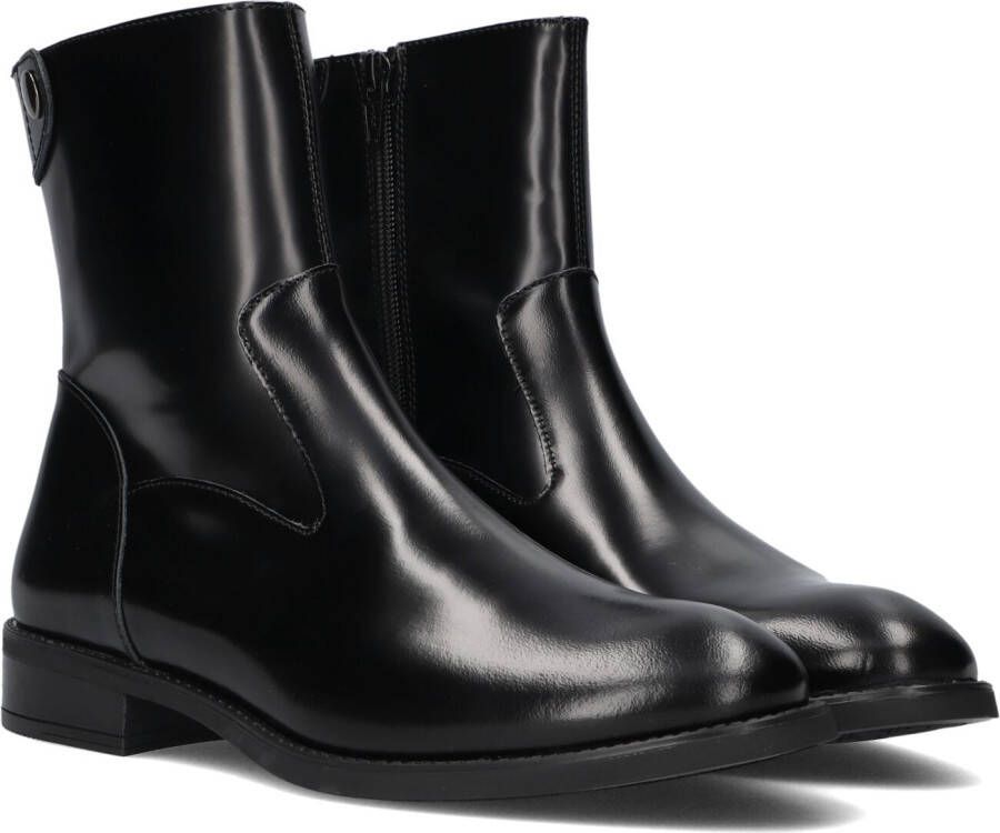 UNISA Enkellaarsjes Dames Belfin Maat: 37 Materiaal: Leer Kleur: Zwart