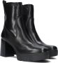 Unisa Kinton Enkellaarsjes Enkelboots Dames Zwart - Thumbnail 1