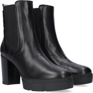 Unisa Kubel Enkellaarsjes Enkelboots Dames Zwart