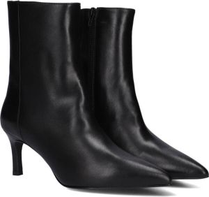Unisa Loman Enkellaarsjes Enkelboots met rits Dames Zwart