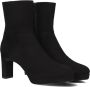 UNISA Enkellaarsjes Dames Meque Maat: 41 Materiaal: Suède Kleur: Zwart - Thumbnail 1