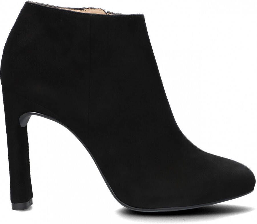 Unisa Prabo Enkellaarsjes Enkelboots met rits Dames Zwart